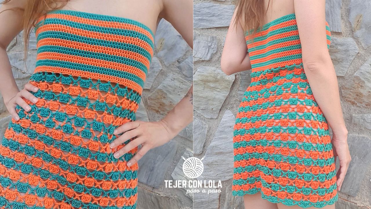 Blusa o Vestido a Crochet MUY FÁCIL - Tejer Con Lola